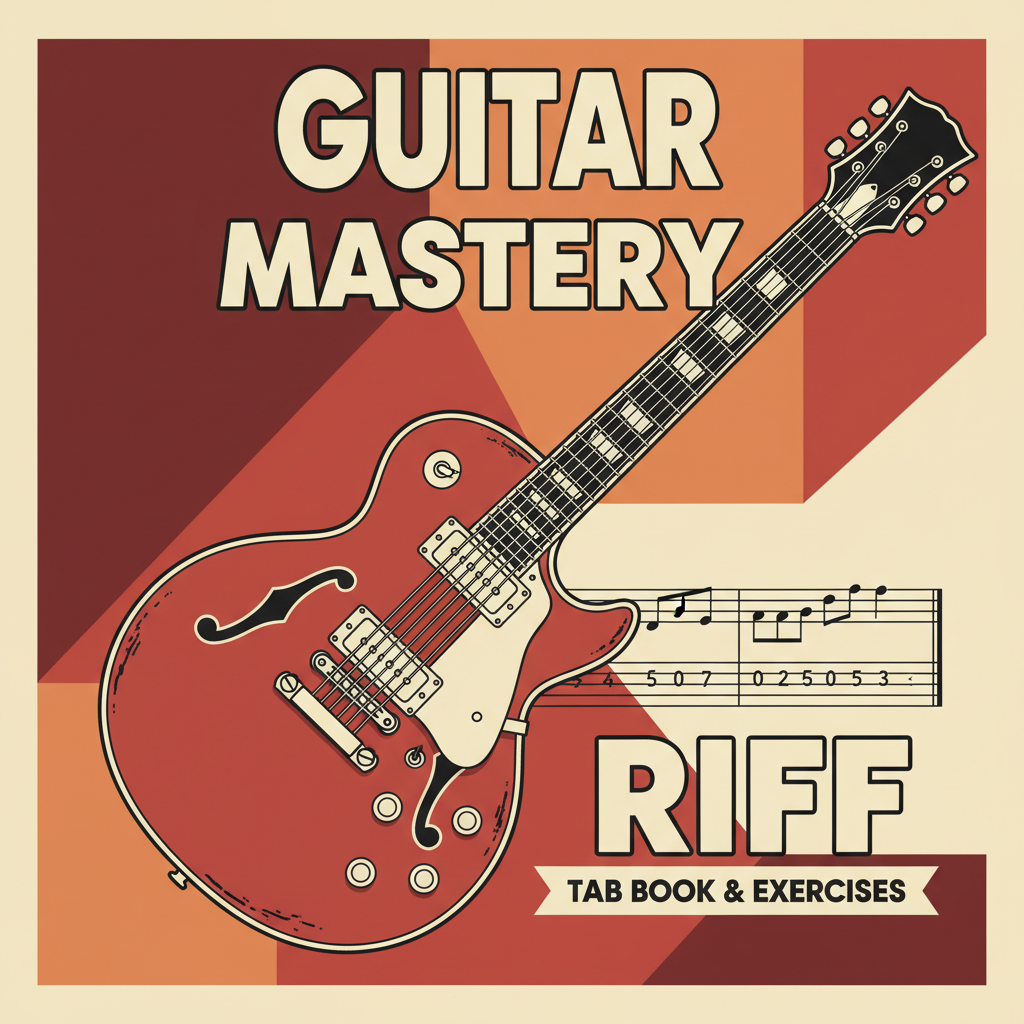 Beginner to Advanced Guitar Tab Book — 50 Classic Rock & Blues Songs Digital Download