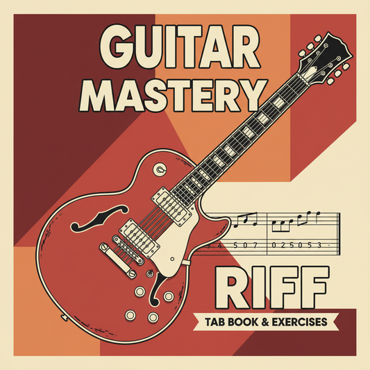 Beginner to Advanced Guitar Tab Book — 50 Classic Rock & Blues Songs Digital Download